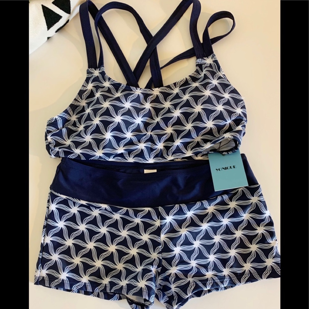 Yonique Women’s Swim short Bikini! XS